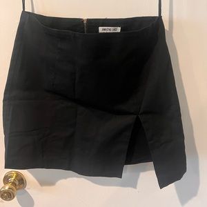 Mini Skirt with side High Slit